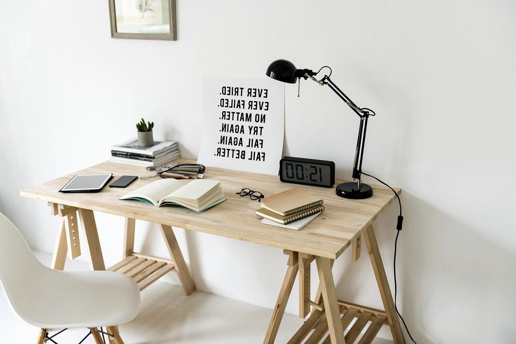 Diverse array of digital devices on modern desk